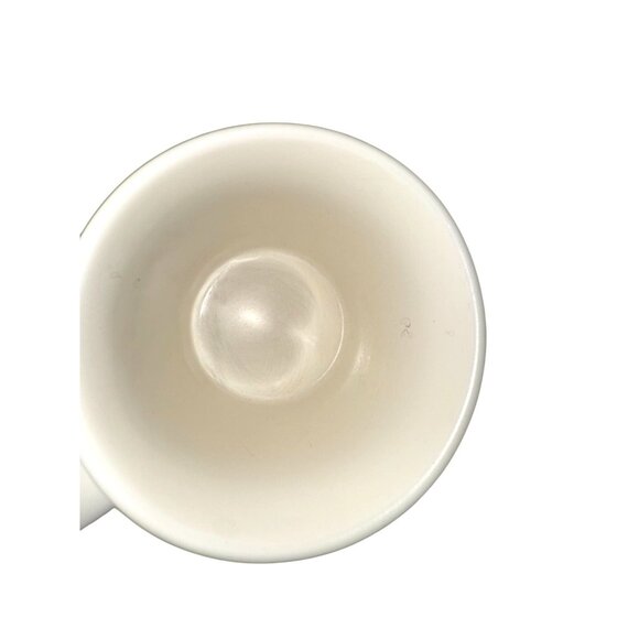 Pendleton Set Of 2 Ceramic Coffee Mugs 18oz White & Green With Multicolor Stripe - Picture 3 of 7